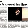 À propos de la conférence de Michael Langlois à Soissons le 20 février 2014, Aux origines du monothéisme