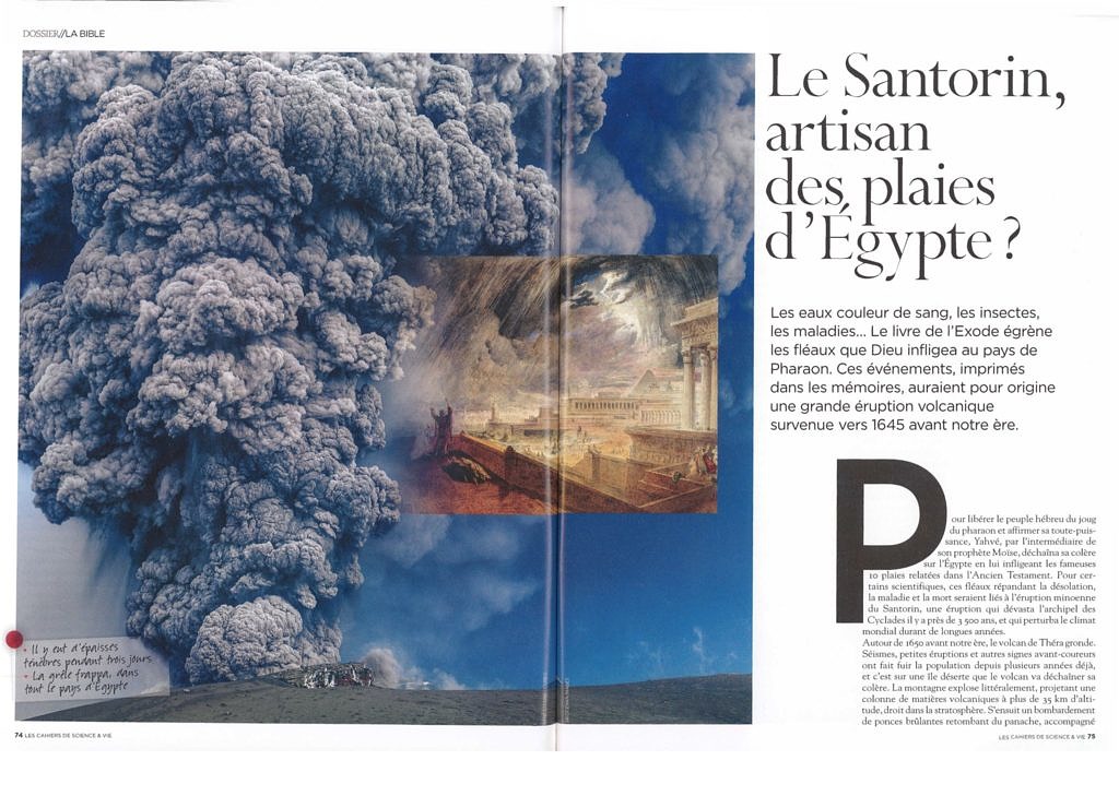 thumbnail of 20151000 Le Santorin, artisan des plaies d’Égypte ? Les cahiers de Science & Vie 156, octobre 2015, p. 74-79