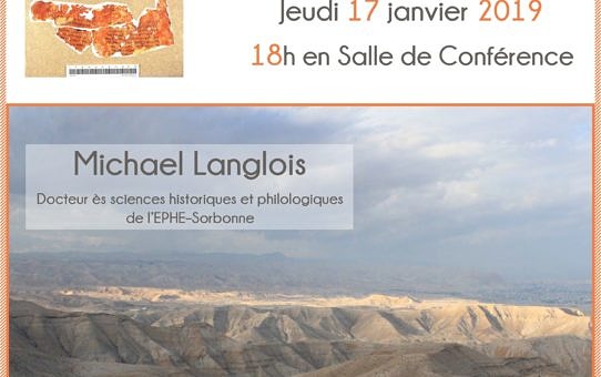thumbnail of Faussaires de la Bible, Michael Langlois, 17 janvier 2019