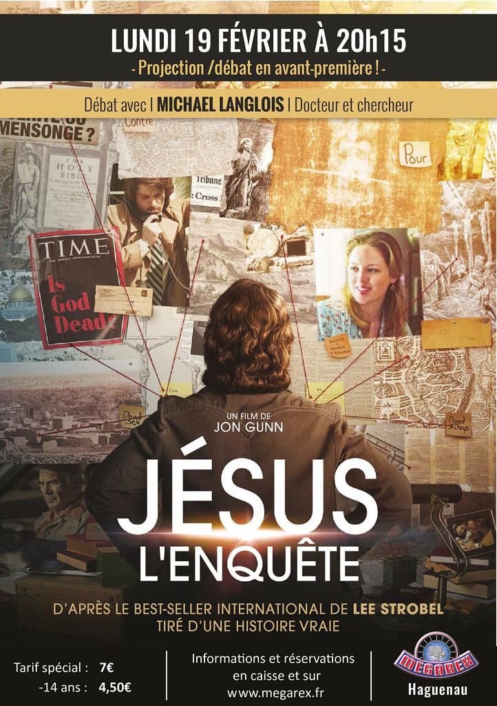 thumbnail of Jésus l’enquête, avant-première au Cinéma Mégarex de Haguenau avec Michael Langlois