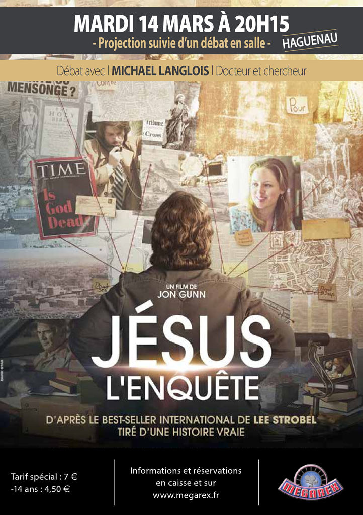 thumbnail of Jésus l’enquête, avec Michael Langlois, au cinéma Mégarex de Haguenau le 14 mars 2018