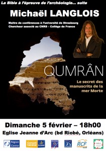 Conférence Qumrân Michael Langlois Orléans 5 février 2012 